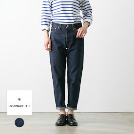 【10%OFFクーポン有】Ordinary fits オーディナリーフィッツ 5P アンクル デニムパンツ ワンウォッシュ IND(インディゴ) OM-P020OW