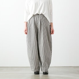 (店内最大70%OFF★6/4 20:00～6/11 01:59)HARVESTY ハーベスティ STRIPE CIRCUS PANTS ストライプ サーカス パンツ 2色 A12108