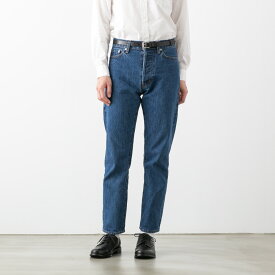 (店内最大70%OFF★6/4 20:00～6/11 01:59)Ordinary fits オーディナリーフィッツ 5P アンクル クロップド デニムパンツ OM-P020 kodama(ブルー)