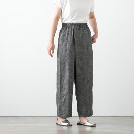 Si-Si-Si comfort スースースーコンフォート TAI PANTS 千鳥柄 リネン タイパンツ 2020-SS003H 2色