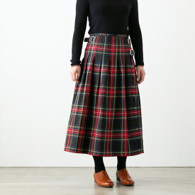 (セール開始28h限定★500円OFFクーポン)O'NEIL OF DUBLIN オニール・オブ・ダブリン WRAP SKIRT ウール タック ラップスカート チェック 9色 NOD0853