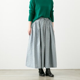 【7,000円で10%OFFクーポン】SOIL ソイル 60'S POPLIN FLOWER PRINT GATHERED SKIRT ポプリン フラワープリント ギャザースカート 2色 INSL23725