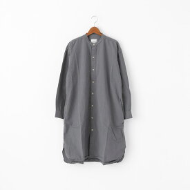 【30%OFF】(メール便OK)ARMEN アーメン バンドカラー ロング シャツ 6色 INAM1902PD