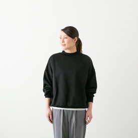 【10%OFFクーポン配布】TRAVAIL MANUEL トラバイユ マニュアル ラスター ワイドスリーブ スウェット 3色 222007