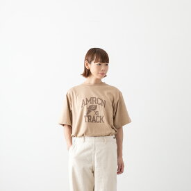 (メール便OK) Americana アメリカーナ AMRCN TRACK カレッジ プリント Tシャツ 4色 BRF-649A4