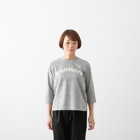 【7,000円で10%OFFクーポン】(メール便OK)a piece of Library ア ピース オブ ライブラリー fransucre 7分袖Tシャツ 3色 223202