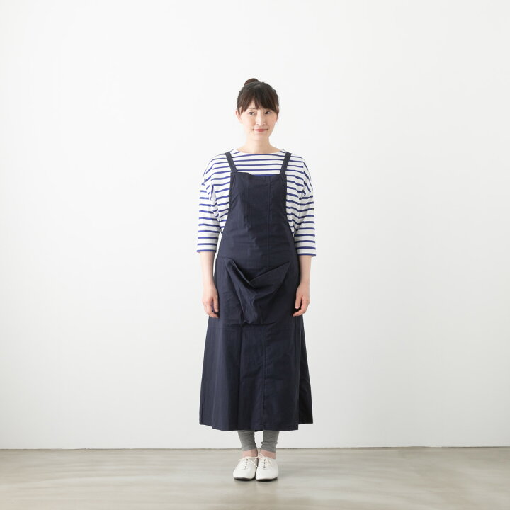 楽天市場】【30%OFF】yarmo ヤーモ ビブ エプロン ドレス Bib Apron 