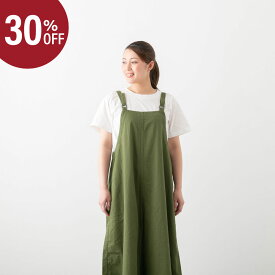 ★【30%OFF】SARAHWEAR サラウェア ソフトツイル サロペット パンツ 2色 C16053