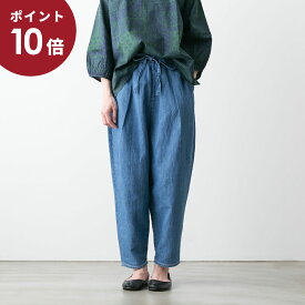 (P10倍!!5/23 20:00~5/27 01:59)caqu サキュウ FS Linen Farmer リネン ファーマー パンツ 2色 26237