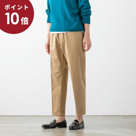 (P10倍!!5/23 20:00~5/27 01:59)nicholson ＆ nicholson ニコルソン アンド ニコルソン ツイル センタープレス パンツ ROBIN-TWILL 4色