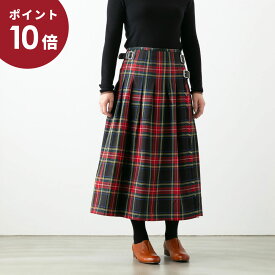 (セール開始28h限定★500円OFFクーポン) O'NEIL OF DUBLIN オニール・オブ・ダブリン WRAP SKIRT ウール タック ラップスカート チェック 9色 NOD0853