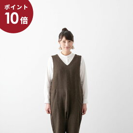 (P10倍!!4/24 20:00~4/27 09:59)Si-Si-Si comfort スースースーコンフォート Vネック カバーオール パンツ COVER ALLS 2色 N-007WL