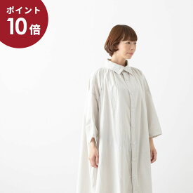 【20%OFF】yarmo ヤーモ ハイカラー ギャザードレス High Collar Gather Dress 2色 YAR-23SS OP39