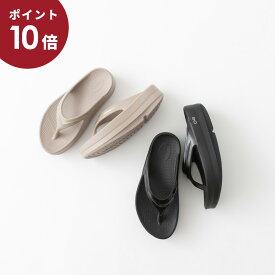 (P10倍!!4/24 20:00~4/27 09:59)【正規品】OOFOS ウーフォス OOFOS OOmega（ウーメガ）厚底リカバリーサンダル 2色