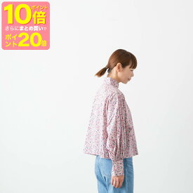 (20日限定★2点購入でP20倍→3点で30倍!) (メール便OK) SETTO セット LIBERTY BS OKKAKE SHIRT リバティ バルーンスリーブ オッカケ シャツ 2色 STLS10053A