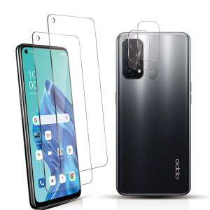 JACRON OPPO Reno5 A �t�B���� 2�� + �J�����t�B����2�� OPPO Reno5 A �ی�t�B���� ���{���Ɏq�f�ދ����K���X 9H�d�x �ϏՌ� �S�ʕی� �w��h�~������ �����z�� OPPO Reno5 A �ی�t�B���� ���E���h�G�b�W