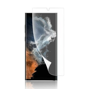 �y�K�C�h�g�t���E�ȒP�ȓ\��t�����zGalaxy S22Ultra �K���X�t�B���� �_�炩��TPU�f�� �w��F�ؑΉ� �������ɂ��� �C�A�[�� ���C�� �M�����N�V�[S22�E���g�� �p �ی�t�B���� �S�� �ی� 3D�Ȗ� �p
