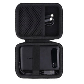 【ケースのみ】Anker Power Bank 10000mAh, 22.5W モバイルバッテリー収納ケース,ブラック-Khanka