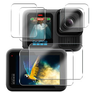 �y2+2+2���Z�b�g�z �Ή� Gopro Hero 13 Black �ی�t�B���� �K���X�t�B���� 4�� + �����Y�ی�t�B���� 2�� �y �d�x9H ���{���Ɏq�� �z �Ή� Gopro Hero 13 �t�B���� �����K���X �L�Y�h�~ �ϏՌ� ��U�h�~