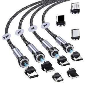 }Olbg-[dP[u 7s 3A}[d+f[^ʐM For Phone Type-C-[dP[u 3in1 [dR[h y9[q+ 4{Zbgz 540x] 0.5M+1M+1M+2M  Ligting USB-B P [u For