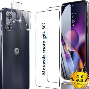 Ή Motorola MOTO G64 5G / G64Y 5G KXtB 2+2Zbg wFؑΉ p moto g64 5G tB JیtB YAGC Ɏq 9Hdx Sʕی EhGbWH p g[ G64