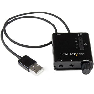 StarTech.com USB - DACwbhzAv S/PDIFΉ 96kHz/24bit 2x 3.5mm~jWbN 1x 3.5mmgXNی^RlN^ ICUSBAUDIO2D