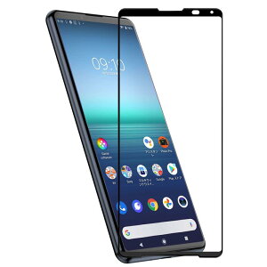 Hy+ Xperia 5 ii フィルム SO-52A SOG02 ガラスフィルム W硬化製法 一般ガラスの3倍強度 全面保護 全面吸着