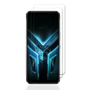 �y2���Z�b�g�zFor ASUS ROG Phone 3 ZS661KS �p�� �K���X�t�B���� �d�x9H ���� �C�A�[�� ��U�h�~ �����ߗ� �Ռ��z�� �w��h�~ ��ʕی� �t�B�����yHongmo�z