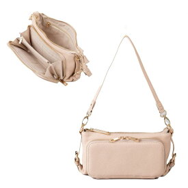 [IMAI BAG since 1977] イマイバッグ QUAY お財布ポーチ 本革 ショルダーバッグ レザーバッグ レディース お財布ポシェット 44460NN アイボリー