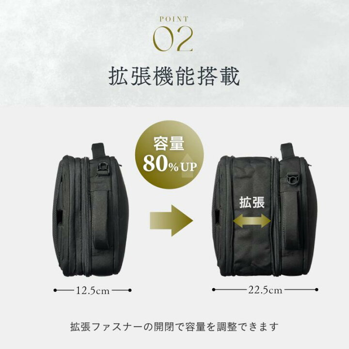 楽天市場】[グレヴィオ] ビジネスリュック 2way 3way 薄型 大容量 拡張 
