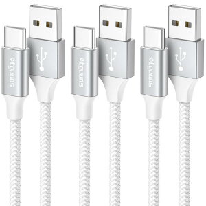 USB Type C �P�[�u���y1m+1m+2m 3�{/���z�^�C�vc �P�[�u�� �}���[�d QC3.0 USB C �����f�[�^�]�� ���ϋv�i�C���� FireHD 8 10 Plus FireMax11�AGalaxy S10 S9 A20 A21�AXperi