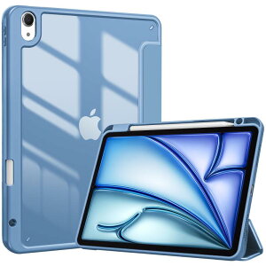ProCase iPad Air 11C` P[X M3 (2025) / M2 (2024) / iPad Air5 (2022) / Air4 (2020) 10.9C`  NAJo[ y[ ϏՌ O܂ X^h X}[gJo[