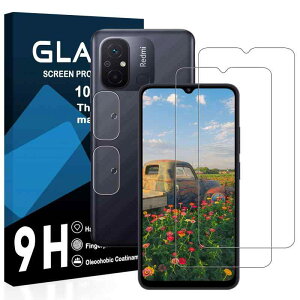 �y2���t���t�B����+2�������Y�t�B�����z Xiaomi Redmi 12C �K���X�t�B���� ���Y���ɎqAGC�f�� �V���I�~ ���b�h�~�[ 12C �ی�t�B���� �y �d�x9H ���Y���ɎqAGC�f�� �C�A�[�� ��U�h�~ �w��h�~ ����