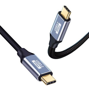USB-C  USB-C �P�[�u�� 0.5M Type-c �P�[�u�� USB3.2 Gen2(10Gbps) PD�Ή� 100W/5A�}���[�d 4K/60Hz�f���o�� �����ϋv�i�C���� Mac Book Pro/Air�AiPad Pro�Aiph