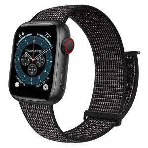 コンパチブル Apple Watch バンド 40mm 41mm 42mm 44mm 45mm 46mm 49mm 柔らかく快適で軽量で通気性の良いナイロンスポーツループベルトアップルウォッチシリーズ 11 10 9 8 7 6 5 4 SE Ultra