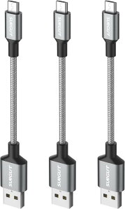 y3{ 15cmzSUNGUY Micro USB P[u Z 0.15M 3{Zbg 2.4A}[d usb2.0f[^] ϋv iC҂ Galaxy S7/S6/S4AMotorola Moto G4/G5S/E4ALG V10/G