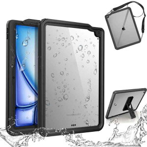 Ayoii �y�ʌ^ iPad Air 11�C���` (M3/M2)���S�h���P�[�X (2025/2024) �AiPad Air��5/4����10.9�C���` �i2022/2020�j�Ή��h���P�[�X IP68�K�i �h�o �ϏՌ� Touch ID�F�؉\ �X�^���h�@�\