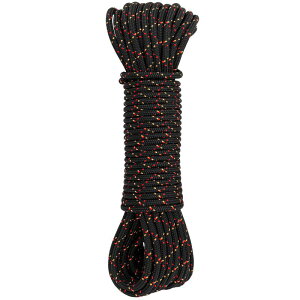 GM CLIMBING CE UIAA �F�� �_�u���u���[�h�\�� 6mm �A�N�Z�T���[�R�[�h �|���G�X�e���� 15.5M�J�b�g �u���b�N
