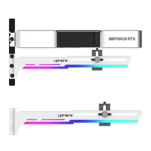 upHere �ėp�r�f�I�J�[�h�z���_�[ GPU�u���[�X�T�|�[�g �O���t�B�b�N�J�[�h���Œ肷�� GPU���x���� 5V 3PIN ARGB LED���C�g AURA Sync�Ή��uG276WTARGB�v