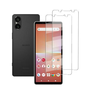 �Ή� Xperia 5 V �p�� 2���K���X�t�B���� �y���{���Ɏq �d�x9H�z �t�B���� �����K���X �t�� �ی�t�B���� 3D Touch�Ή� �A�C�A�[�� �A����0.26mm�����^ 2.5D ���E���h�G�b�W���H �A�ٟ��A0�h�w?�h?