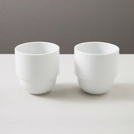 【公式】ブルーボトルコーヒー テイスティングカップ（2点セット）｜300ml 2個入り 波佐見焼 大きめ コーヒー マグ ティー カップ シンプル ホワイト 電子レンジ対応