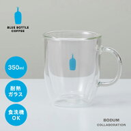【公式】ブルーボトルコーヒー ダブルウォールグラスマグ ｜ クリア グラス 350ml 保温 保冷 耐熱 ガラス…