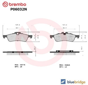 BREMBO ��_�X�g BMW MINI ���A�u���[�L�p�b�h R50 RA16 One Cooper 34216761288 34216762871 34216770252
