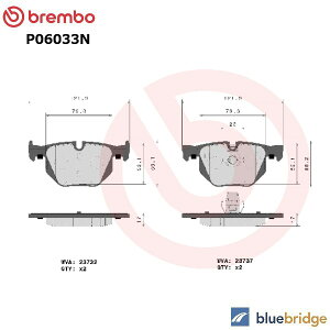 BREMBO BMW 5�V���[�Y E60 525i 530i ���A �u���[�L�p�b�h 34212339276 34212339277 34212339278 34212339279