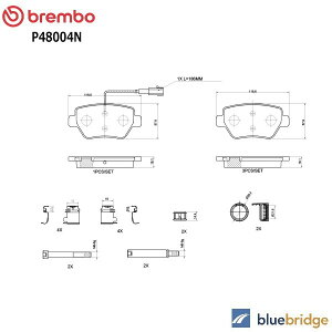 BREMBO }ZeB A u[L pbh _Xg 980156042