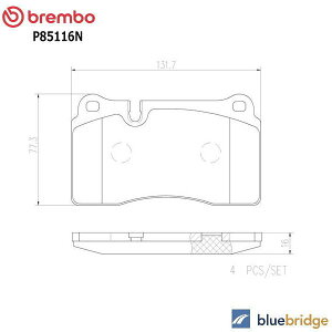 BREMBO VW �t�����g �u���[�L �p�b�h ��_�X�g 7L6698151K 7P6698151F 8J0698151D 8J0698151E 8J0698151G 8J0698151H