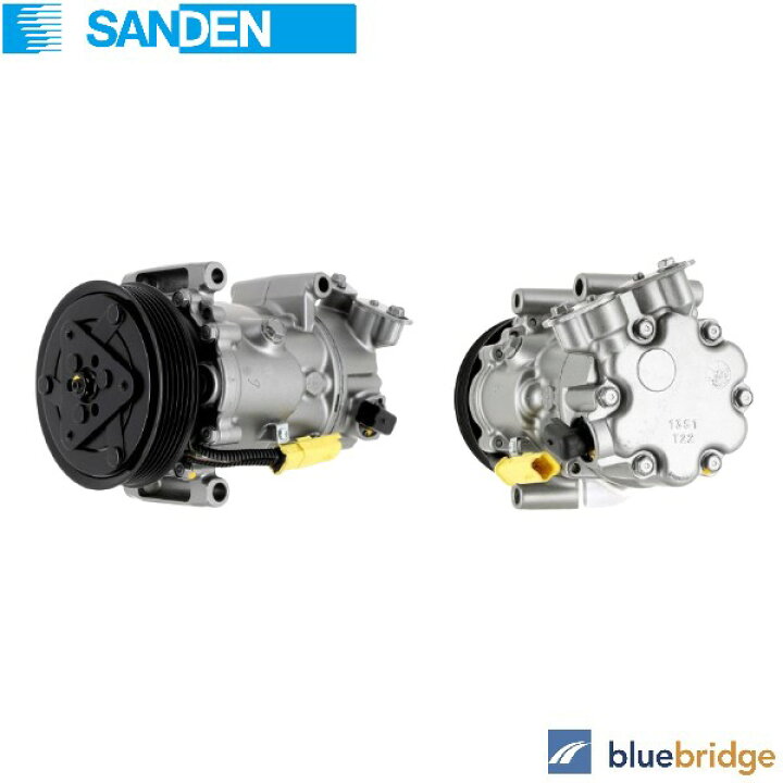楽天市場】SANDEN プジョー 207 208 A9型 エアコン コンプレッサー 