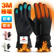 【クーポンで1,680円】【3Mシンサレート 裏起毛 】3色選択可 手袋 防寒 メンズ メンズ手袋 スキーグロー…