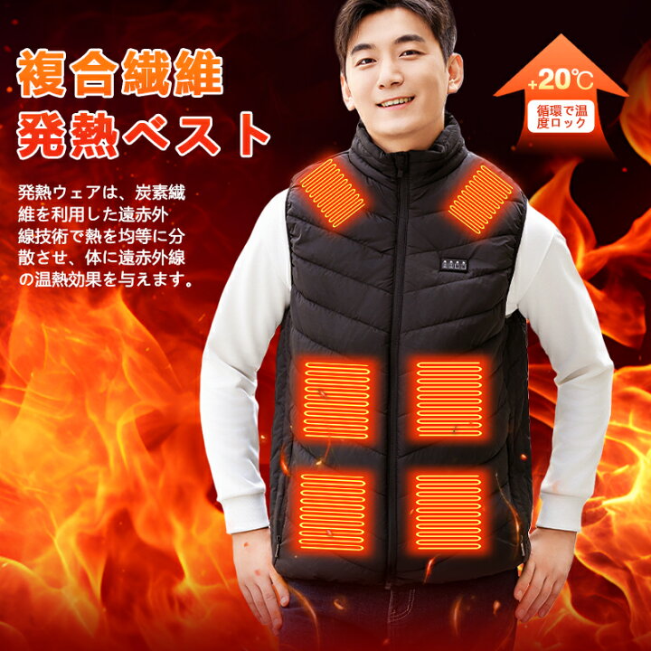 Sumeriy] 電熱ベスト ヒーターベスト 拡張機能 17箇所発熱 40000mAhモバイルバッテリー 速暖 保温 最大時間15 Amazon | 電熱ベスト  バッテリー DC7.4V高出力 モバイルバッテリー 40000mAh 大容量 ヒーターベスト 専用電池 USB to DC3.8mm&DC3.8mm  to 4.0mmケーブル付き ...