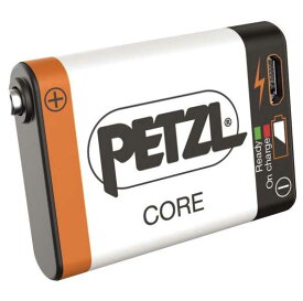 PETZL ペツル コア E99ACA 『ティキナ』『ティカ』『ジプカ』『アクティック』『アクティック コア』『タクティカ』『タクティカ +』『タクティカ +RGB』対応大容量リチャージャブルバッテリー | バッテリー 電源 usb電源 リチウムイオンバッテリー 充電器